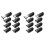16 Pack Magnetic Push  Heavy Duty Push to Open Cabinet Hardware Push Release Magnets Touch , Black 2