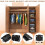 16 Pack Magnetic Push  Heavy Duty Push to Open Cabinet Hardware Push Release Magnets Touch , Black 7