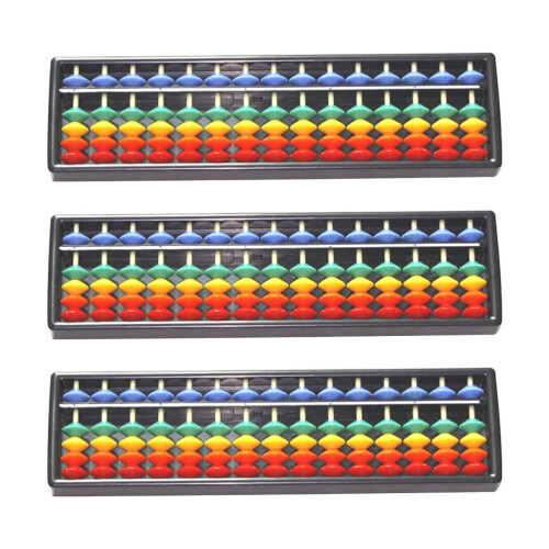 Abacus Educational Toy for Children 3 pcs 15-digit rods 1
