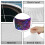 Polyester Neon Cobweb Car Hood Cover Waterproof Universal 6