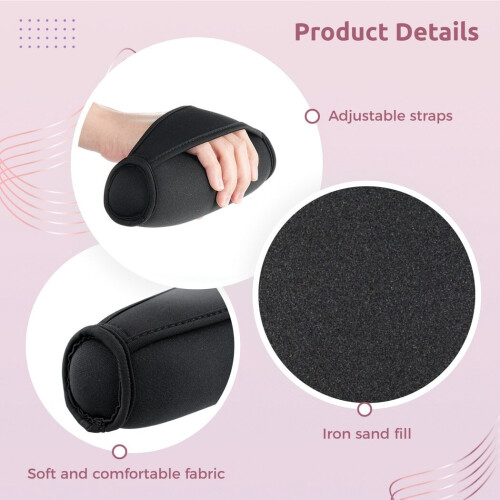 Adjustable Dumbbell Hand Weights Set of 2 2 lbs with Straps 2