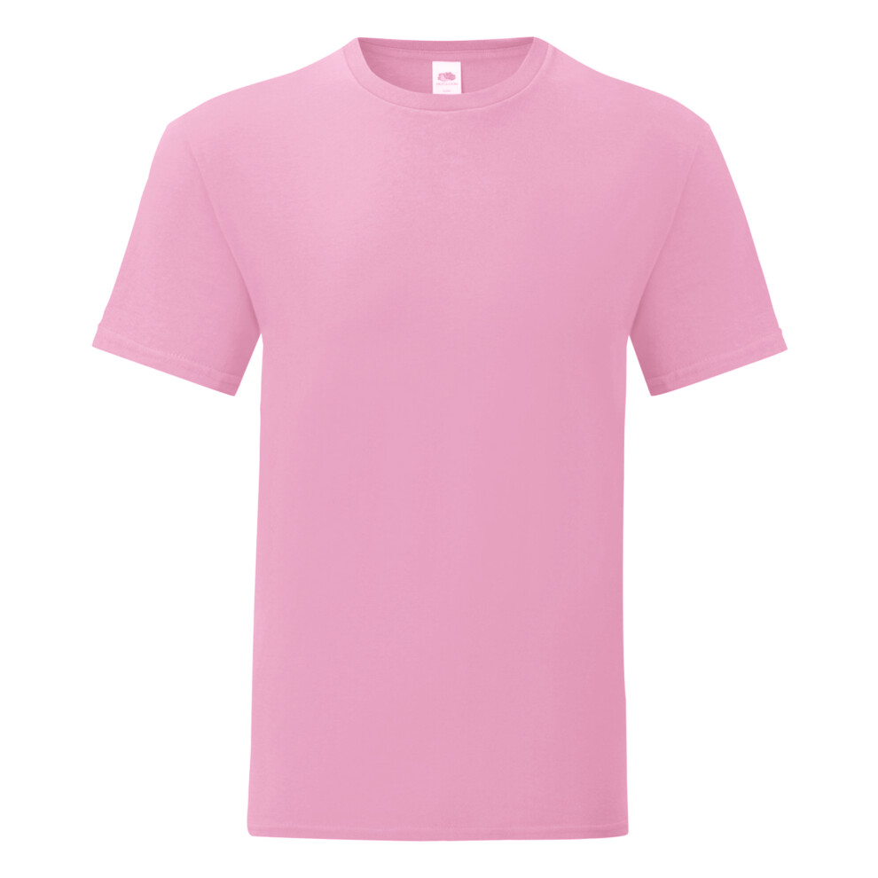 Fruit Of The Loom (Xxl, Powder Rose) Mens Iconic T-Shirt