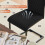 AINPECCA 4PCS Dining Chairs Velvet Cantilever Chairs Black 3