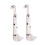 Unbranded violin chin rest clamps silver 2 pcs 5