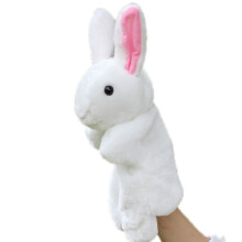 Bunny Hand Puppet Plush Toy for Kids Storytelling