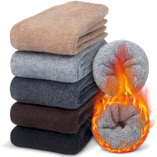 PUMIER Wool Socks for Women 5 Pairs 1
