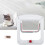 Cat Door with 4-Way Locking Mechanism 1
