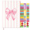 Pink Bow Hardcover Ruled Journal Notebook 1 1
