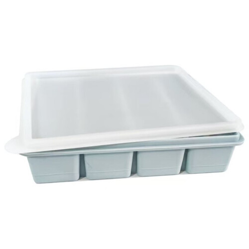 Rectangular Ice  Mold Set with Lid Stackable Freezer Trays for Bottles Beverages Long Cubes Mould Kitchen Items 2
