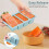Rectangular Ice  Mold Set with Lid Stackable Freezer Trays for Bottles Beverages Long Cubes Mould Kitchen Items 6