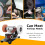 Mini Belt Sander Electric Grinder with 7 Speeds and 15 4