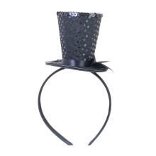 Kids Glitter Top Hat Hair Hoop for Halloween Christmas New