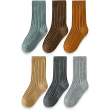 Kids Wool Hiking Socks Warm Thermal Crew Socks 6 Pack