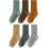 Kids Wool Hiking Socks Warm Thermal Crew Socks 6 Pack 1