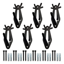 Deer Skull Mount Metal Wall Display Stand