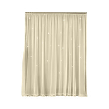 Beige Blackout Curtains Grommet Thermal Insulated 2 pcs