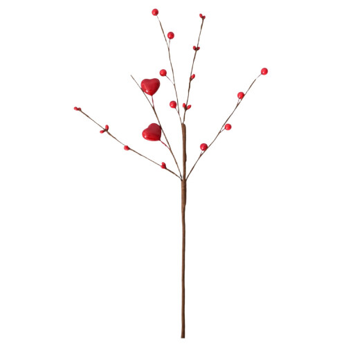 Valentine's Day Artificial Floral Picks with Red Berries 12