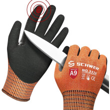 ProGuard PR3326 ANSI A9 Cut Resistant Work Gloves Orange L