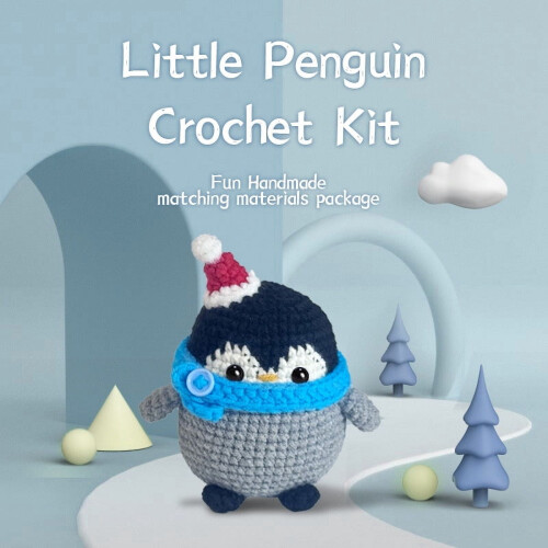 Beginner Crochet Kit for Animals with Guide and Video