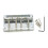 Pb4 String Bass Bridge Tailpiece with Fixed Saddles 1