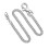 Pocket Watch Chain Gold Silver Alloy Replacement for 1