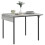 Four-Person Drop Leaf Dining Table - Grey 3