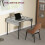 Four-Person Drop Leaf Dining Table - Grey 7