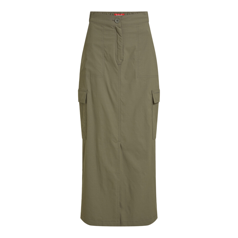 Craghoppers (10 Uk, Wild Olive) Womens/Ladies Pro Nosilife Midi Skirt