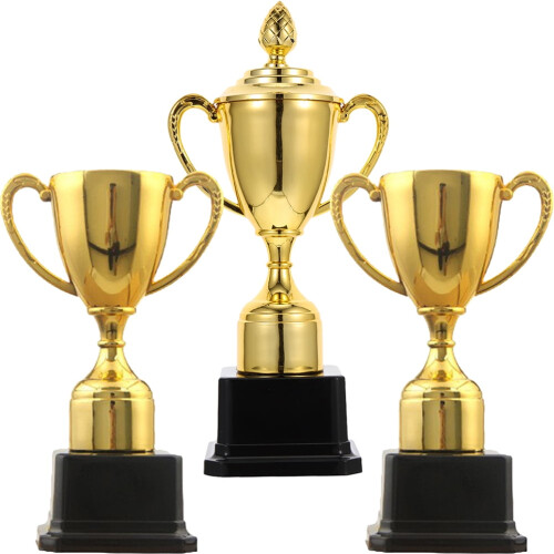 Apparel Giant Toy Trophy for Kids 3 pcs