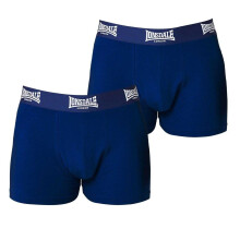 (XXL, Navy) Lonsdale Mens Boxer Shorts (Pack of 2)