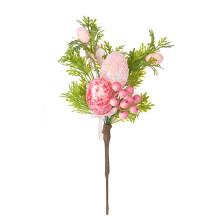 Easter Floral Picks Artificial Stems with Eggs and Berries