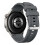 Pulseira de Silicone Curvada Compatível com Huawei GT6 Pro com Fivela Prateada - Pulseira de Substituição Grey 4