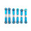 12Pcs Adjustable Metal Linkage Pull Rod Front /Rear Servo Link for ,6Pcs Grey & 6Pcs 5