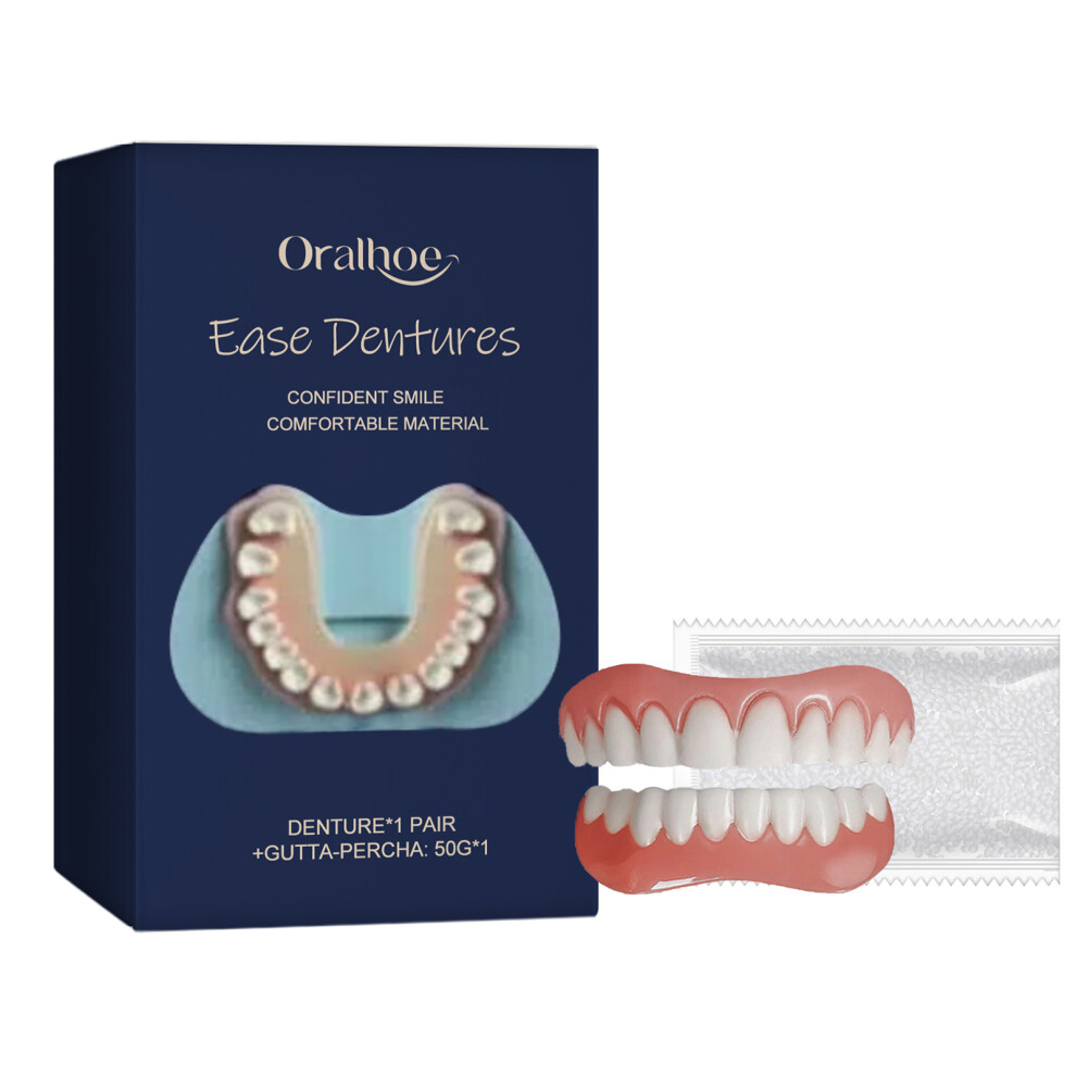 (Suit) ORALHOE Denture Modification Set Dental Cosmetic Set Improves Smile Beauty Comfortable Material Denture Set
