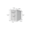 4x9 Pent Composite Shed Tanalised (Single Door, With Windows) 4