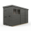 4x9 Pent Composite Shed Tanalised (Single Door, With Windows) 2