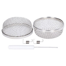 RV Water Heater Vent Cover Stainless Steel 2.8 In 2 Pcs