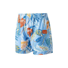 Heren Zwem Tropical Leaf Print Zwemshorts Stretch Zwemkleding Sneldrogende Strandshorts XKZ078260429X23 S