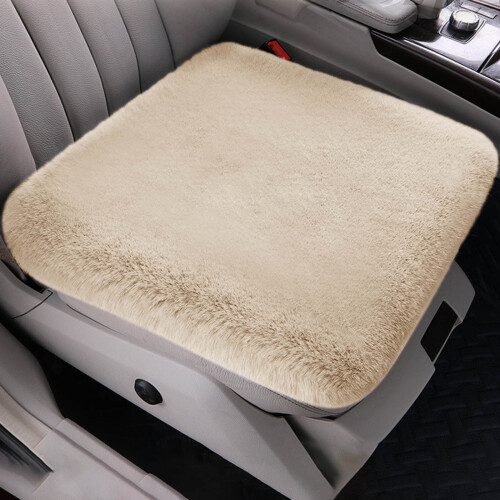 Flannel Car Seat Cushion Soft Fur Wool Cover Universal