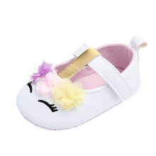 Baby Shoes Anti-Slip Prewalker Princess Floral Design