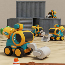 Construction Vehicle Toy Set Friction-Powered 4-Pack