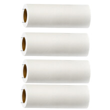 Recharges pour rouleau anti-peluches 16cm, adhésif hot-melt, env. 60 feuilles par rouleau, blanc, pack de 4
