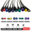 Ebike Shaped Waterproof Signal Cable Connector 2-6 Pin 1