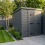 5x8 Pent Composite Shed Tanalised (Single Door, No Windows) 1