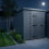 5x8 Pent Composite Shed Tanalised (Single Door, No Windows) 3