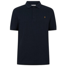 (XL, True Navy) Farah Mens Emerson Short-Sleeved Polo Shirt