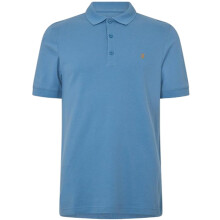 (S, Blue) Farah Mens Emerson Short-Sleeved Polo Shirt