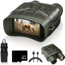 Night Vision Binoculars 4K 36MP with 32GB Card
