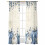 Blue and White Sheer Curtains 52 x 84 in Light Filtering 1