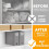 Bed Sheet Organizers and Storage, Foldable Sheet,Sheets Set Folder Keeper with Window Organizing Bedding Container 2